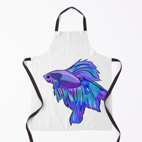 Item preview, Blue purple betta fish designed and sold by beesocks.