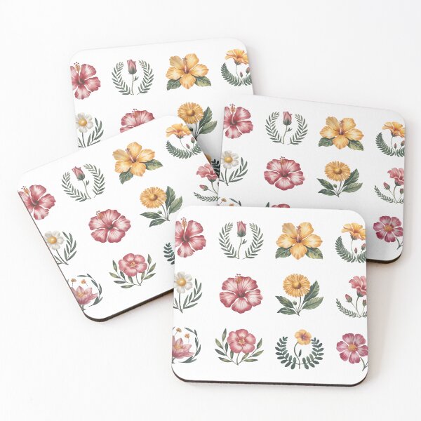 Item preview, Vibrant floral illustrations for design and decoration designed and sold by Creative88Art.