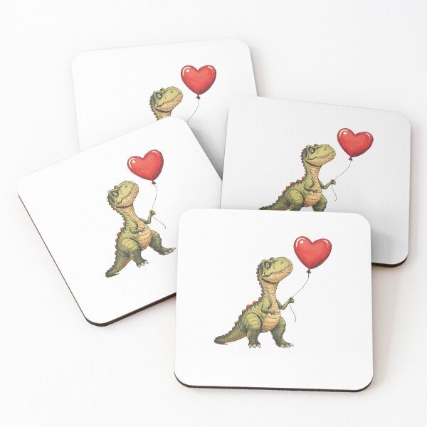 Item preview, T-Rex Love valentine's day dinosaur designed and sold by SOUFIANE1991.