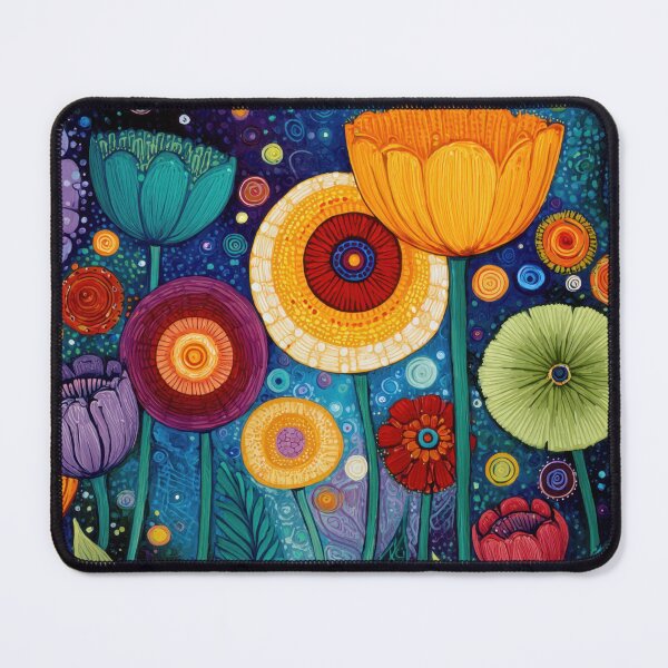 Item preview, Colorful flowers in a bright setting designed and sold by anytka.