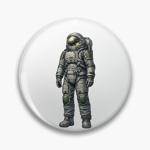 Item preview, Astronaut Suit Standing Space Illustration designed and sold by Combat Skies.
