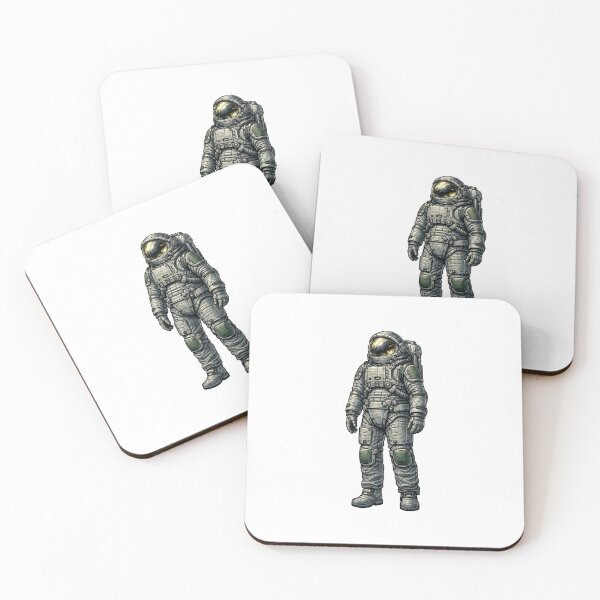 Item preview, Astronaut Suit Standing Space Illustration designed and sold by Combat Skies.