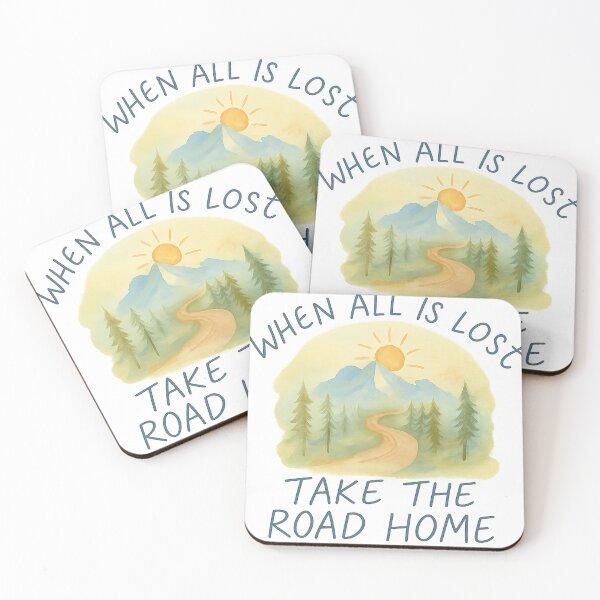 Item preview, When All Is Lost, Take the Road Home designed and sold by TinCatOutPost.