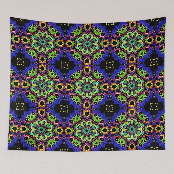 Item preview, Unique Aesthetic Kaleidoscope Mandala Burst designed and sold by HLPsychDesigns.