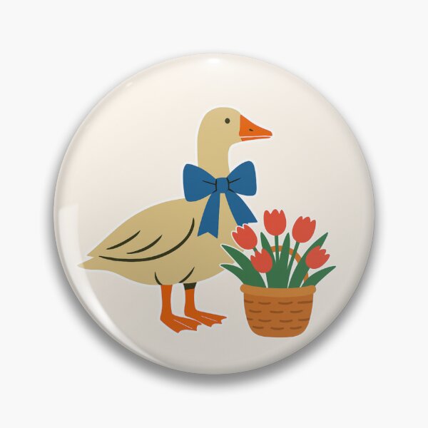 Item preview, Valentine Goose with Tulip Basket designed and sold by DariaCraft.
