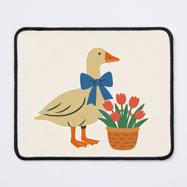 Item preview, Valentine Goose with Tulip Basket designed and sold by DariaCraft.