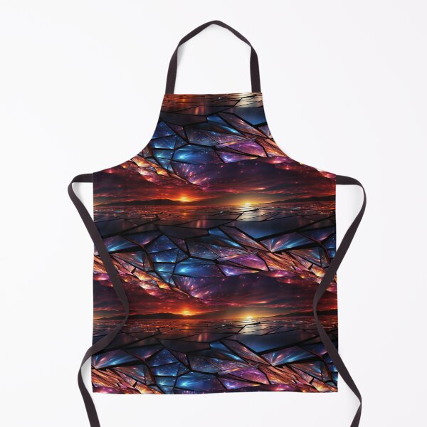 Item preview, Sunset On The Horizon Crackle Glass Mosaic designed and sold by xxEJxx.