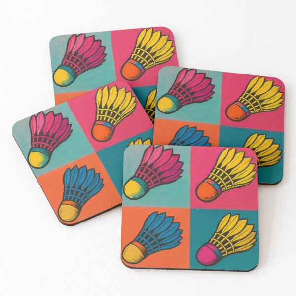 Item preview, Badminton Pop Art Design designed and sold by Art Laboratory - Unique Design Studio.