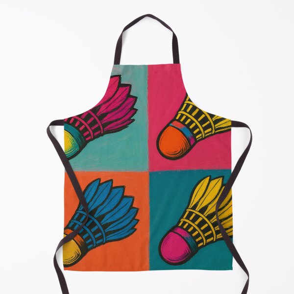 Item preview, Badminton Pop Art Design designed and sold by Art Laboratory - Unique Design Studio.