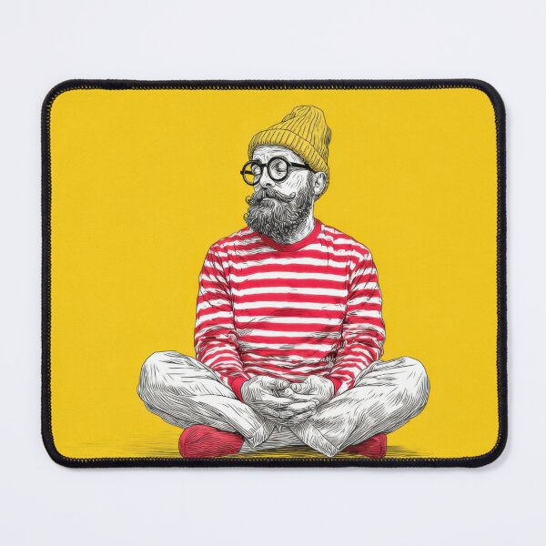 Item preview, Man in striped shirt beanie designed and sold by anytka.