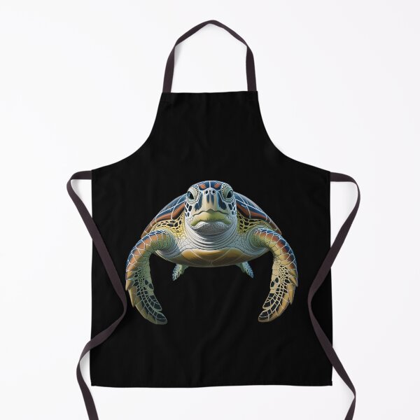 Item preview, Realistic sea turtle calm ocean art designed and sold by ObjCrea123.
