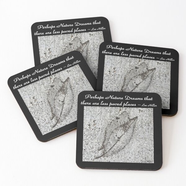 Item preview, Leaf Impressions Quote designed and sold by Lee Hiller Designs.