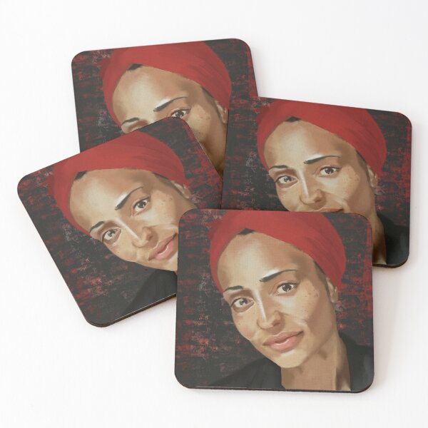 Item preview, Zadie Smith portrait painting  designed and sold by thehat24.