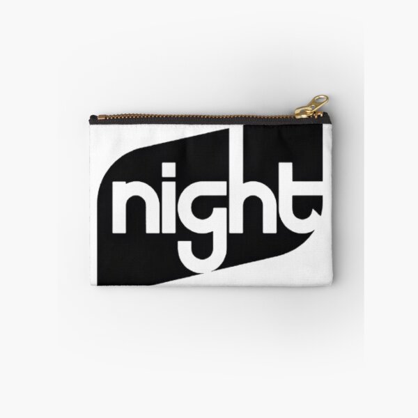 Item preview, NIGHT – Negative Space Black & White Typography Design designed and sold by Fruzbt.