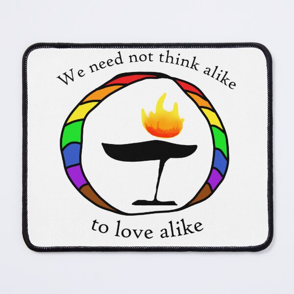 Item preview, Rainbow UU Chalice "Love Alike" designed and sold by Kit Lynn.