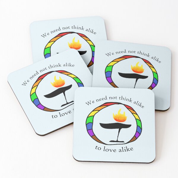 Item preview, Rainbow UU Chalice "Love Alike" designed and sold by Kit Lynn.