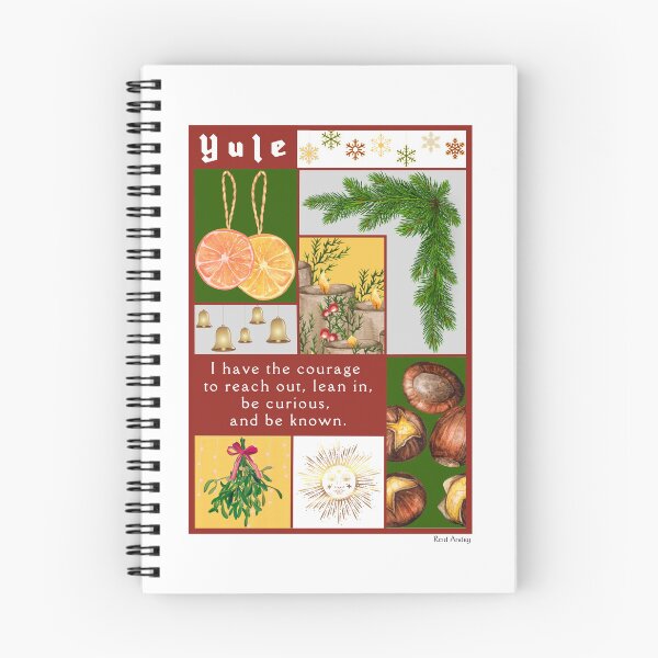 Item preview, Yule Winter Solstice Altar Card Wall Art designed and sold by AlltaSaorPaganGoods.