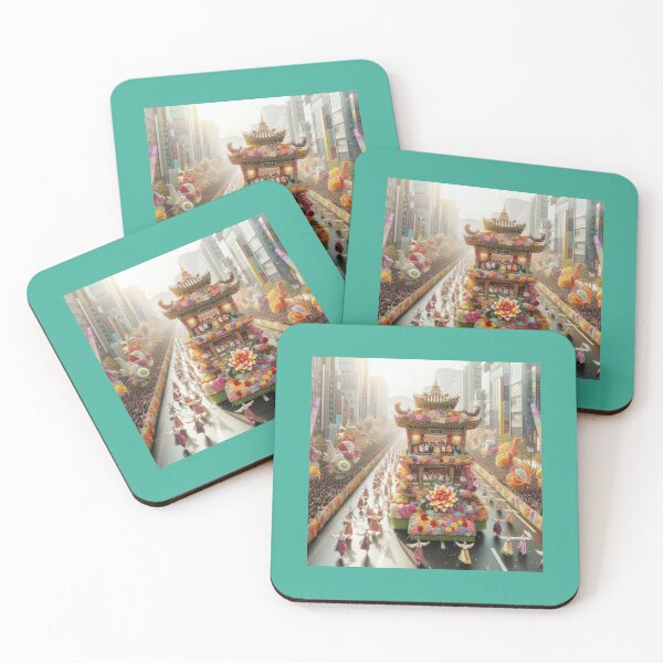 Item preview,  Grand Floral City Parade in South Korea – Realistic Festival Scene designed and sold by PaintMeWorld.