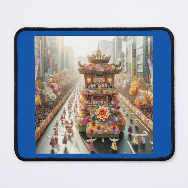 Item preview,  Grand Floral City Parade in South Korea – Realistic Festival Scene designed and sold by PaintMeWorld.
