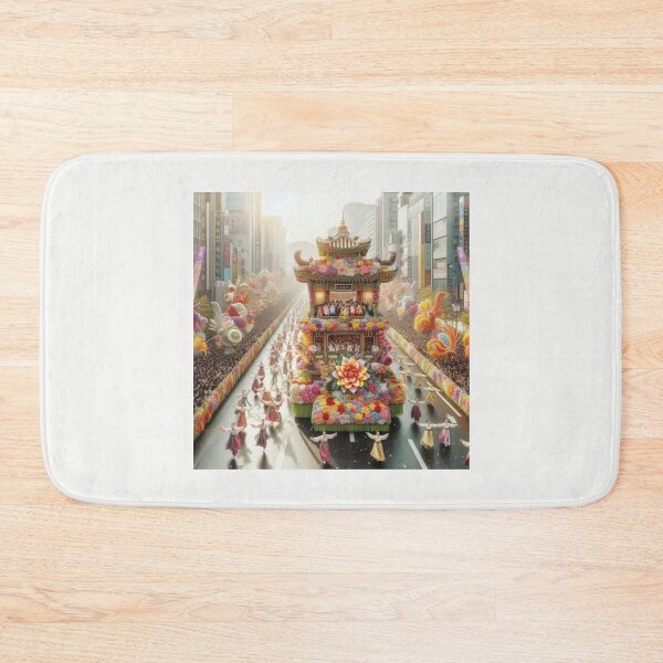 Item preview,  Grand Floral City Parade in South Korea – Realistic Festival Scene designed and sold by PaintMeWorld.