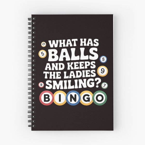 Item preview, What Has Balls and Keeps the Ladies Smiling Bingo – Funny Bingo Lover Quote designed and sold by Redgiant87x.