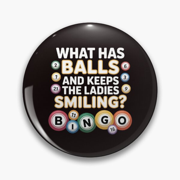 Item preview, What Has Balls and Keeps the Ladies Smiling Bingo – Lighthearted Bingo Humor designed and sold by Redgiant87x.