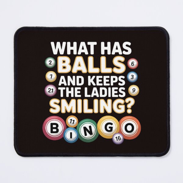 Item preview, What Has Balls and Keeps the Ladies Smiling Bingo – Lighthearted Bingo Humor designed and sold by Redgiant87x.