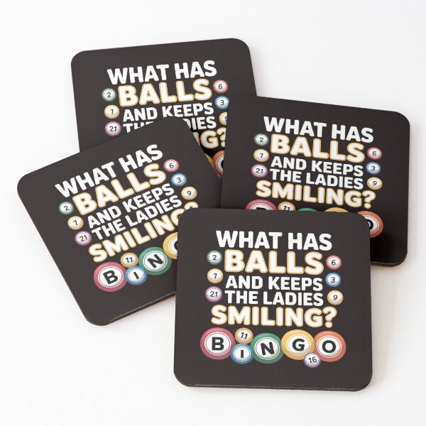 Item preview, What Has Balls and Keeps the Ladies Smiling Bingo – Lighthearted Bingo Humor designed and sold by Redgiant87x.