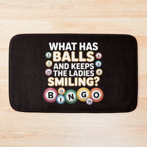 Item preview, What Has Balls and Keeps the Ladies Smiling Bingo – Lighthearted Bingo Humor designed and sold by Redgiant87x.
