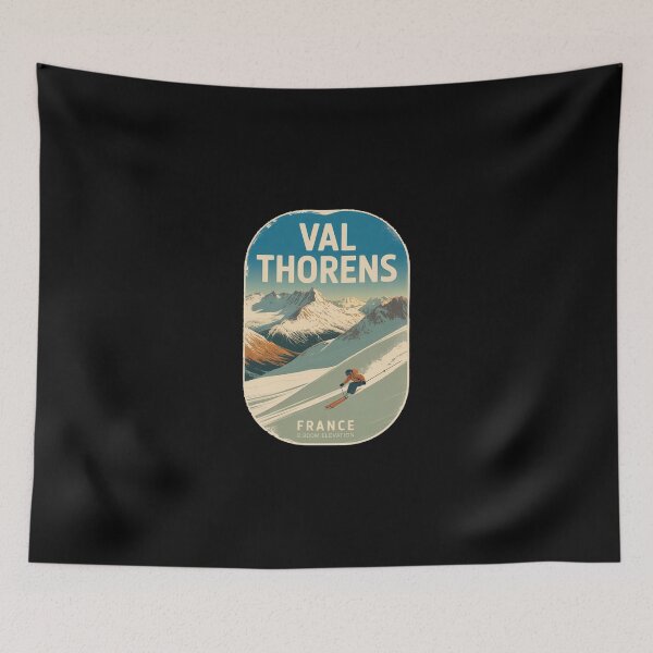 Item preview, Val Thorens France Travel Sticker designed and sold by TulipaGraphics.