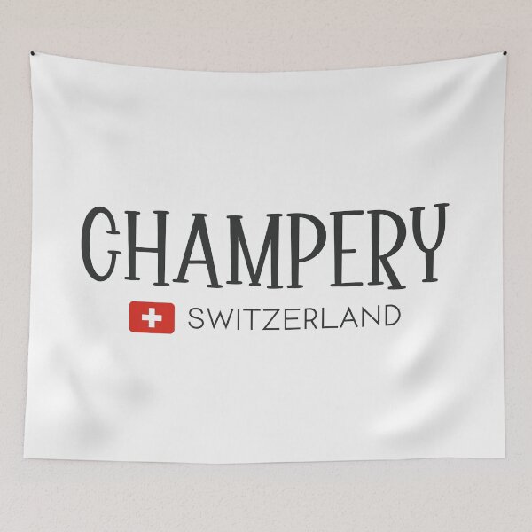 Item preview, Champery - Switzerland designed and sold by StudioRedKoala.
