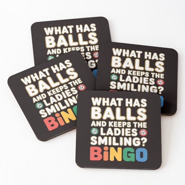 Item preview, What Has Balls and Keeps the Ladies Smiling Bingo – Fun Bingo Night Joke designed and sold by Redgiant87x.