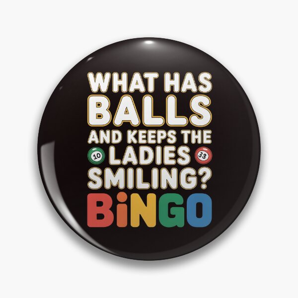 Item preview, What Has Balls and Keeps the Ladies Smiling Bingo – Fun Bingo Night Joke designed and sold by Redgiant87x.