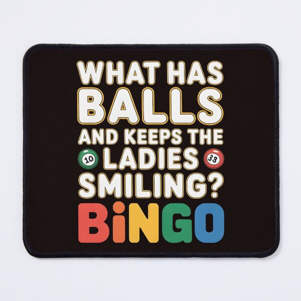Item preview, What Has Balls and Keeps the Ladies Smiling Bingo – Fun Bingo Night Joke designed and sold by Redgiant87x.