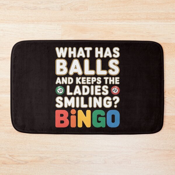 Item preview, What Has Balls and Keeps the Ladies Smiling Bingo – Fun Bingo Night Joke designed and sold by Redgiant87x.