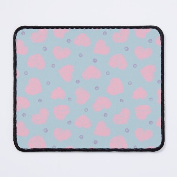 Item preview, Light Blue, Lilac and Pink Hearts pattern designed and sold by LAEC-Shop.