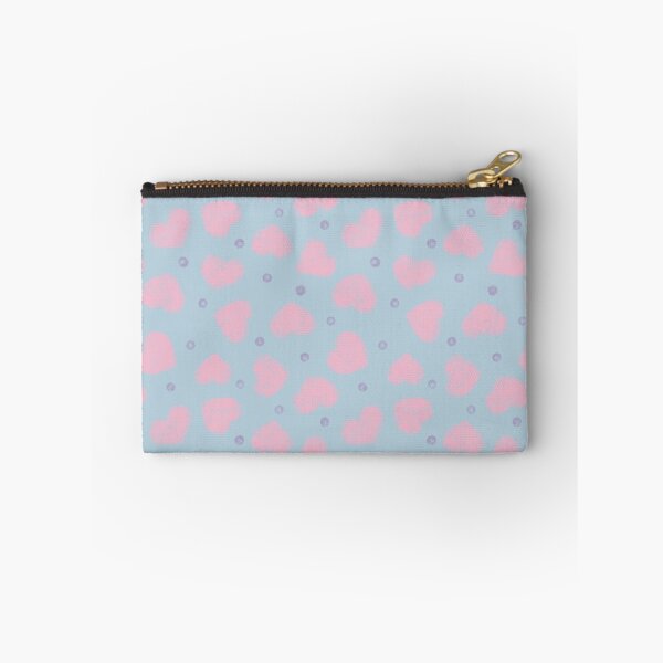 Item preview, Light Blue, Lilac and Pink Hearts pattern designed and sold by LAEC-Shop.