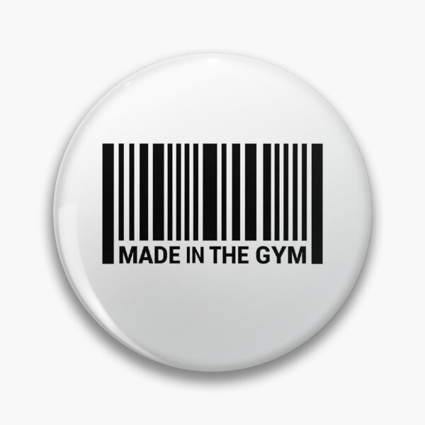 Item preview, Made In The Gym Barcode Design designed and sold by QuietRepClub.