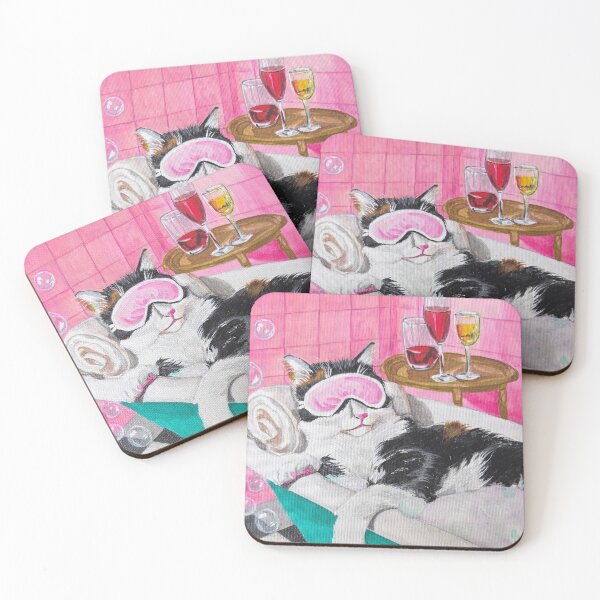 Item preview, Cats & Cocktails No. 2 designed and sold by OHKUBOStyle.