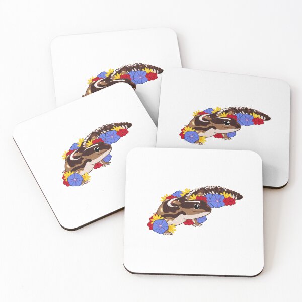 Item preview, African Fat-tailed Gecko_Native Flowers designed and sold by elfpress.