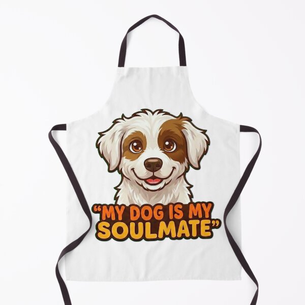 Item preview, My Dog Is My Soulmate | Cute Cartoon Puppy & Pet Lover designed and sold by Tamer ⭐⭐⭐⭐⭐.