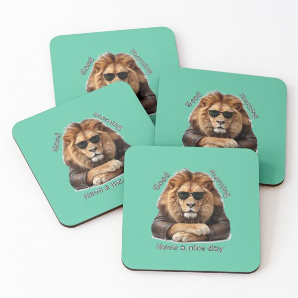 Item preview, Cool Lion – Good Morning, Have a Nice Day designed and sold by Rafcioo.