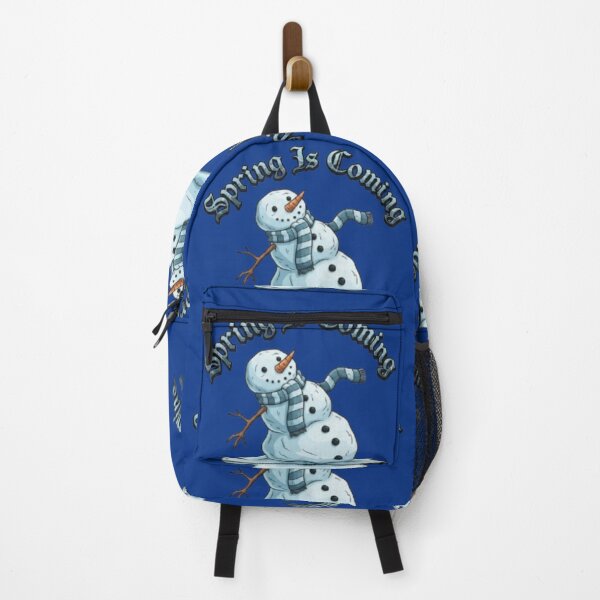 Item preview, Spring Is Coming | Melting Snowman Funny Winter Design designed and sold by Blaze & Trail Creative.