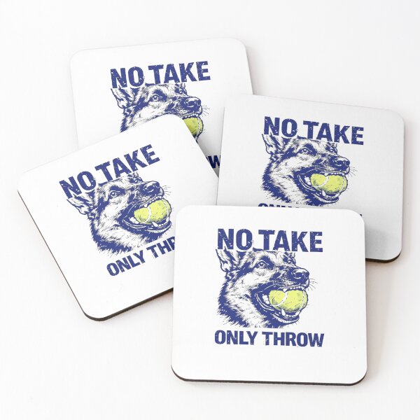 Item preview, Valentines No Take Only Throw Tennis Ball - Funny German Shepherd Mom designed and sold by Run to Creations.