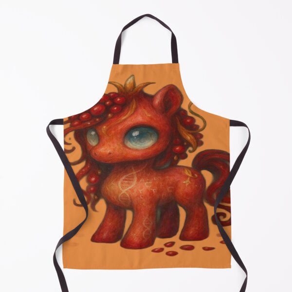 Item preview, Pomegranate Chibi Horse designed and sold by Ecosetereos.
