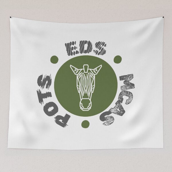 Item preview, POTS EDS MCAS Zebra White designed and sold by pulse_retail.