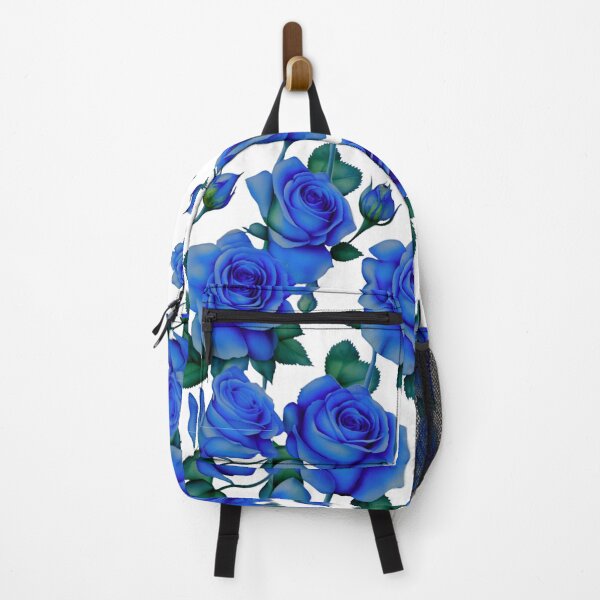 Item preview, Watercolor blue roses, blue rose bud blue flowers designed and sold by hollycooper.