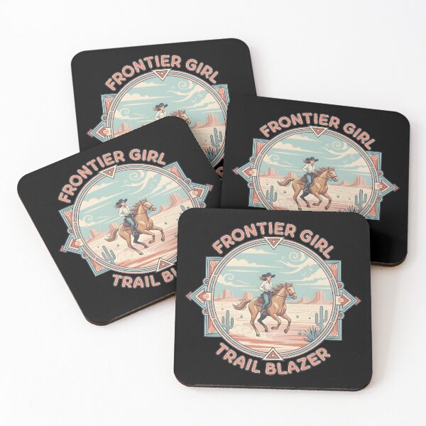 Item preview, Frontier Girl, Trail Blazer, Vintage Retro Western Art designed and sold by MANA-Goods.