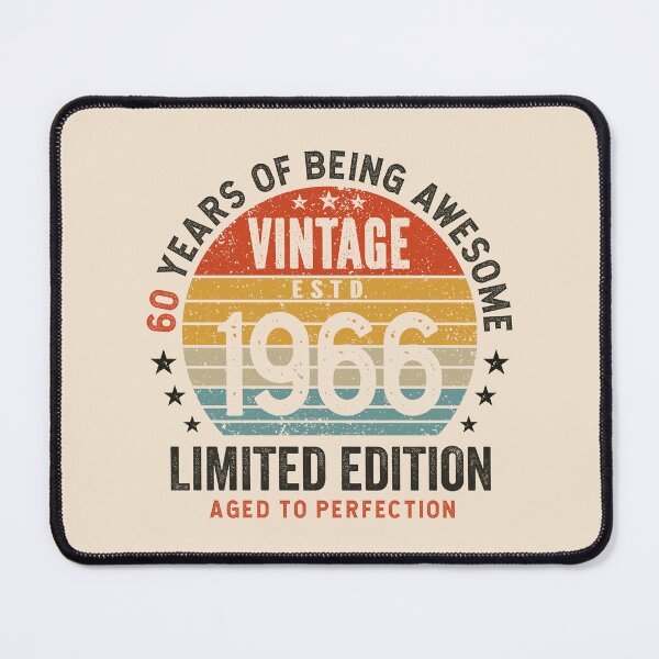 Item preview, 60th Birthday Vintage 1966 Sunset Awesome 60 Years designed and sold by eclecTEEq.