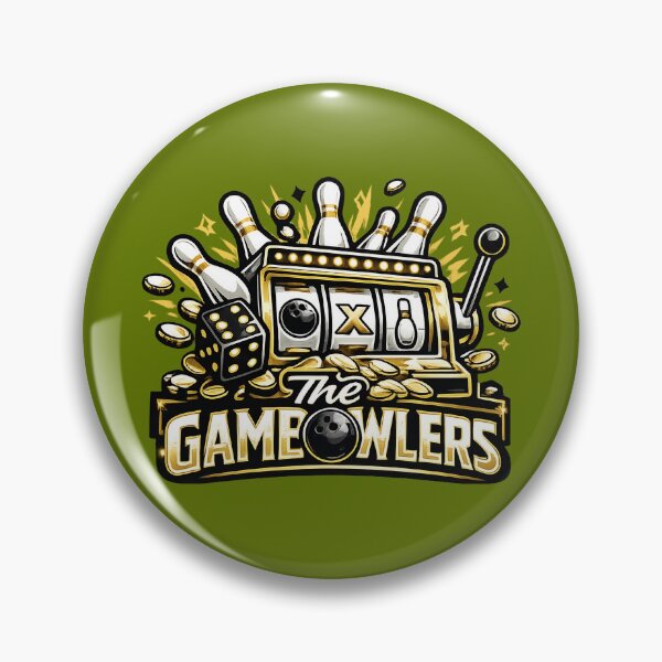 Item preview, The GamBowlers Bowling Team Logo – Casino Gambling & Bowling Design designed and sold by SandpiperDesign.
